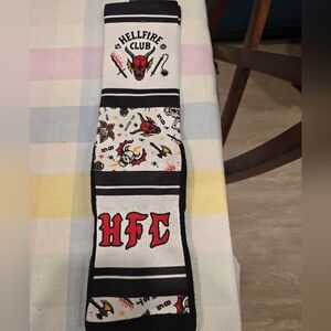 Stranger Things Hellfire Club Graphic Socks